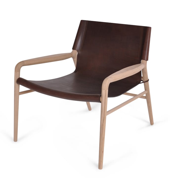 Sillón Rama - mocca, roble tratado con jabón - OX Denmarq