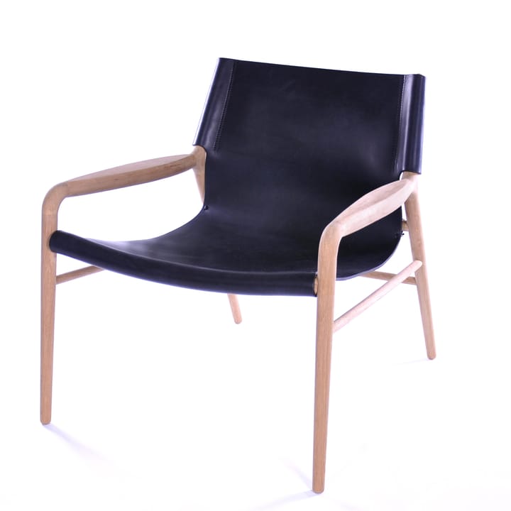 Sillón Rama - Negro, roble tratado con jabón - OX Denmarq