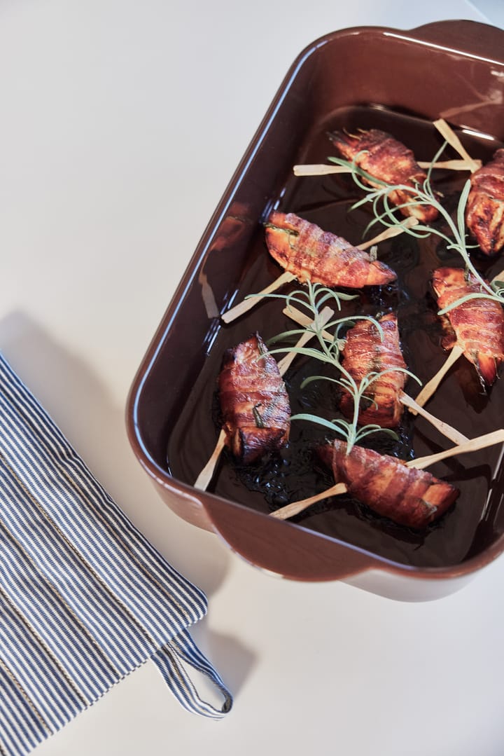 2 Agarradores de cocina Striped denim, Blue OYOY
