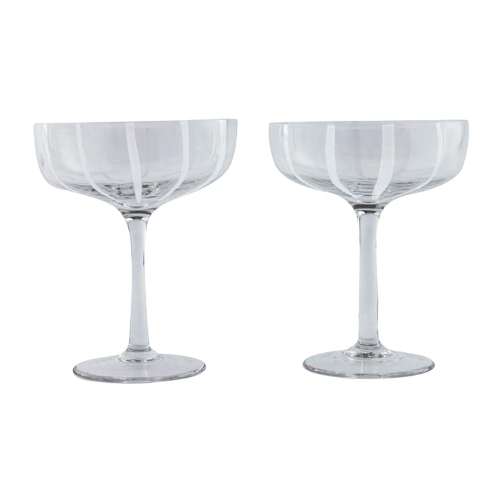 2 Copas de champagne Mizu coupe - Clear - OYOY