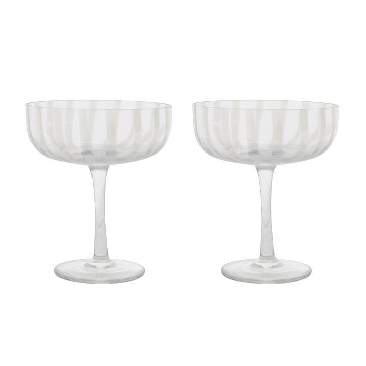 2 Copas de champagne Mizu coupe - transparente - OYOY