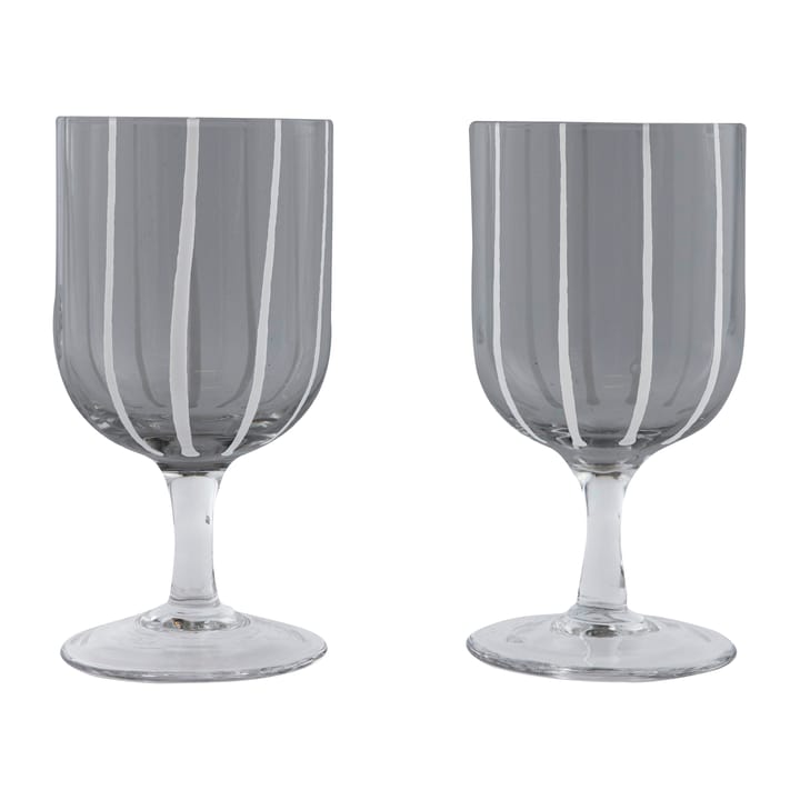 2 Copas de vino Mizu - Grey-white - OYOY