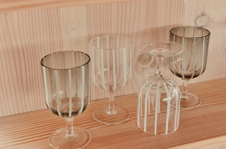 2 Copas de vino Mizu, Grey-white OYOY
