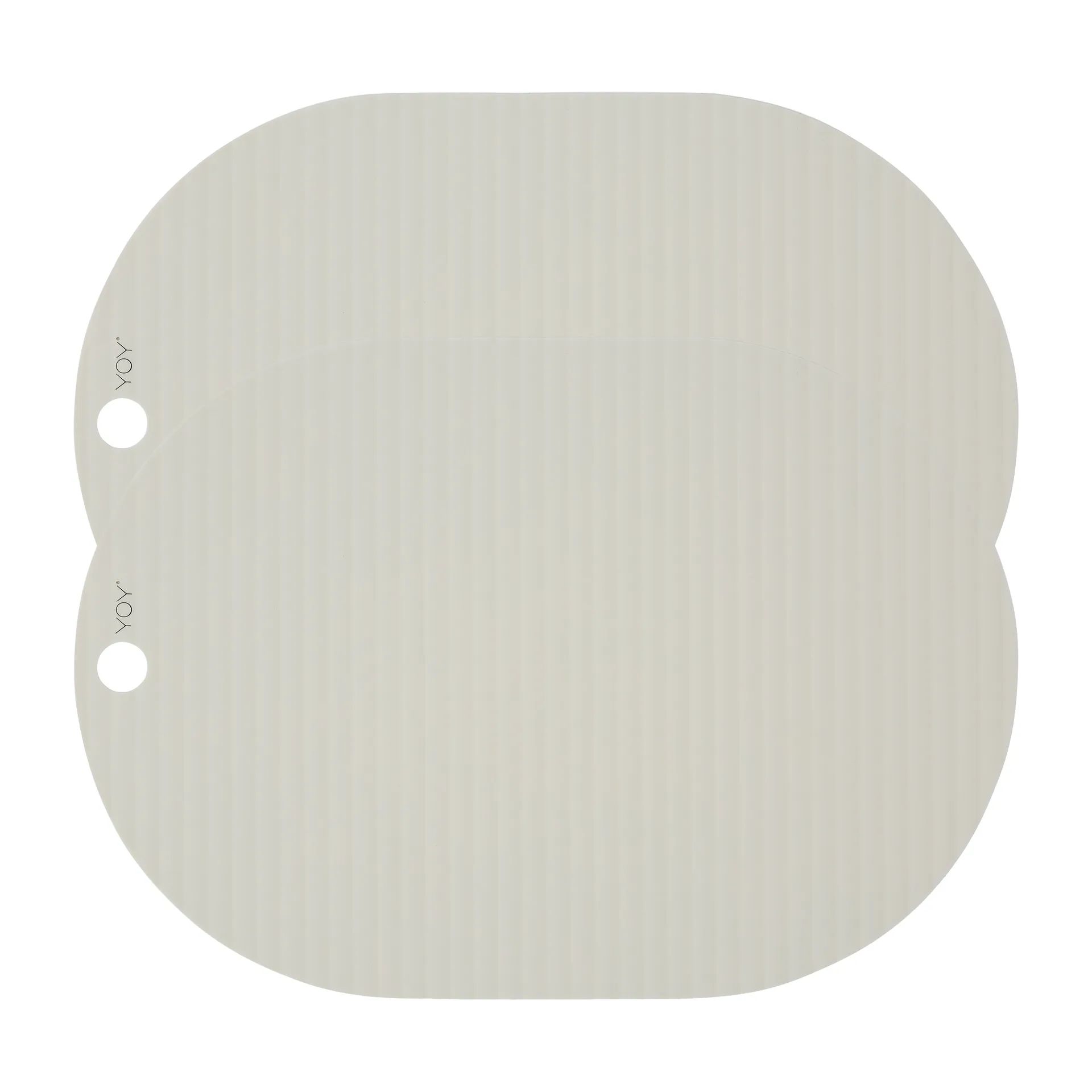 2 Manteles individuales Ribbo, Off white OYOY