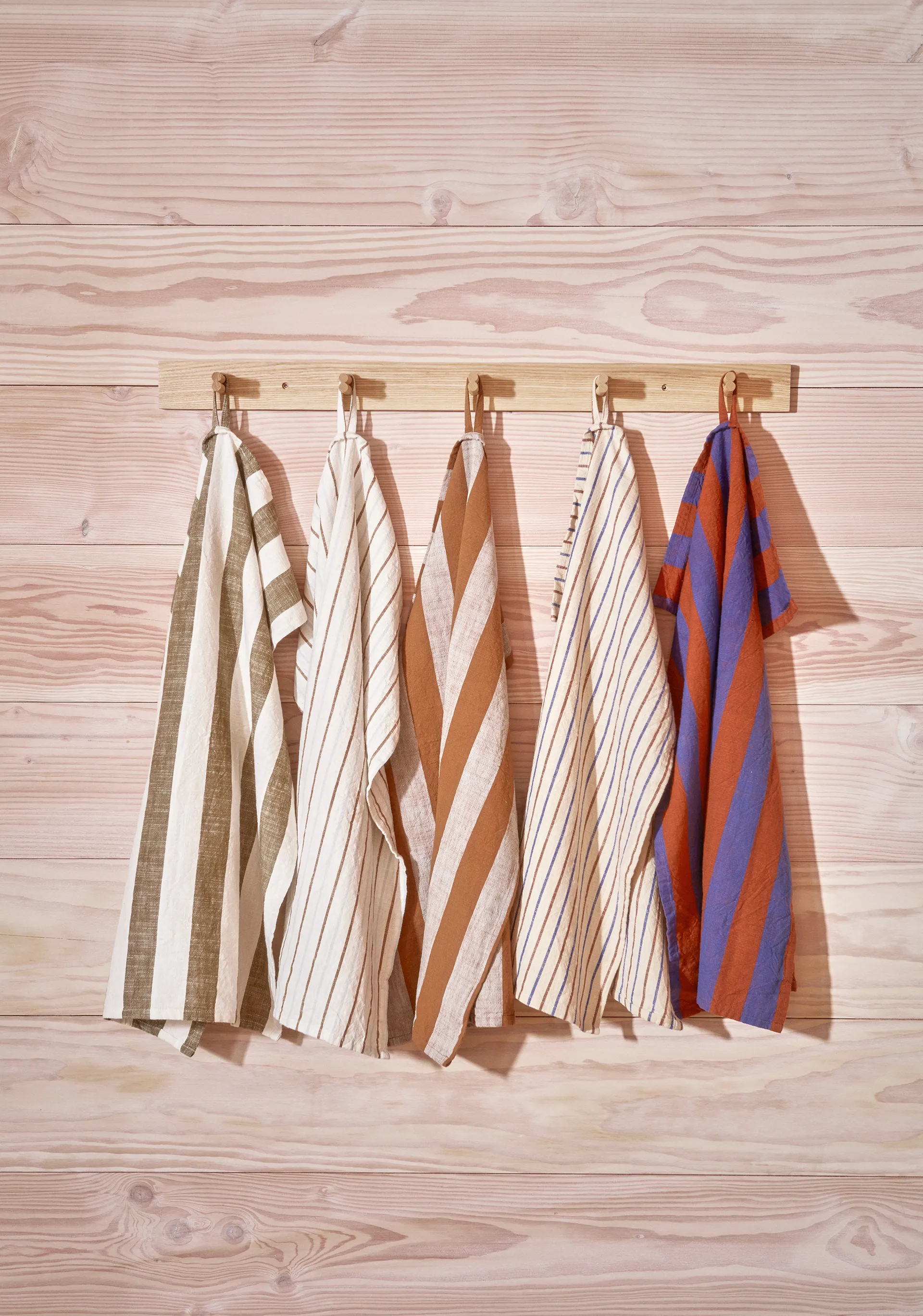 2 Paños de cocina Kurin 50x70 cm, Caramel-blue OYOY