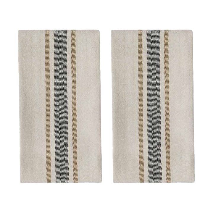 2 Paños de cocina Linu - Black - OYOY