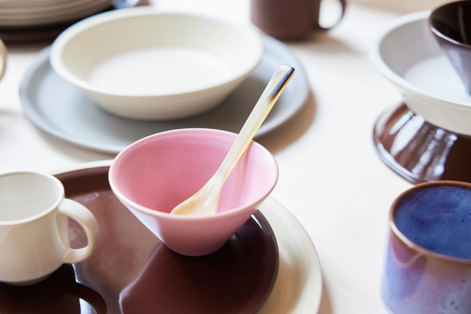 2 Platos hondo Yuka Ø19 cm, Butter OYOY