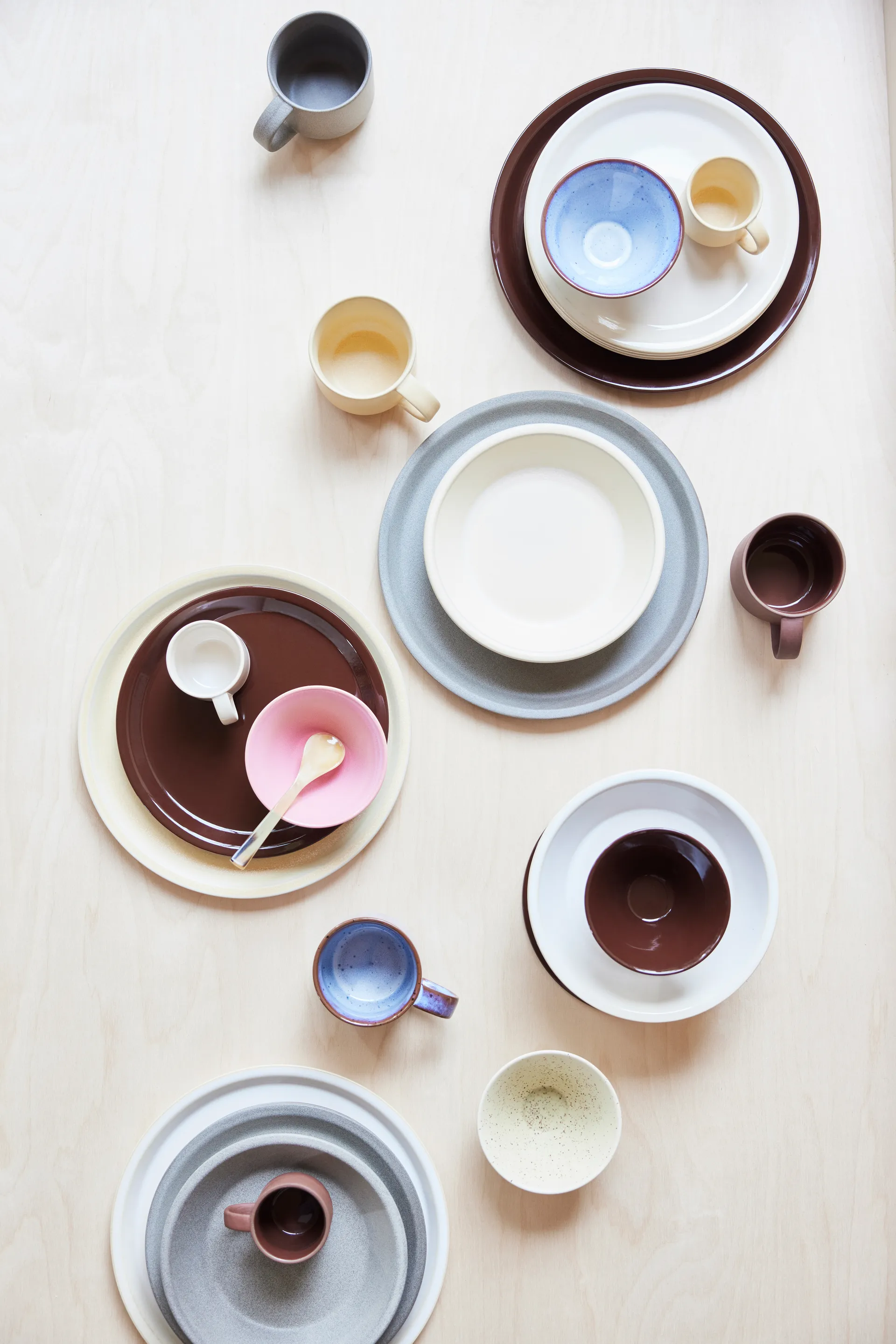 2 Platos Yuka Ø22 cm, Butter OYOY