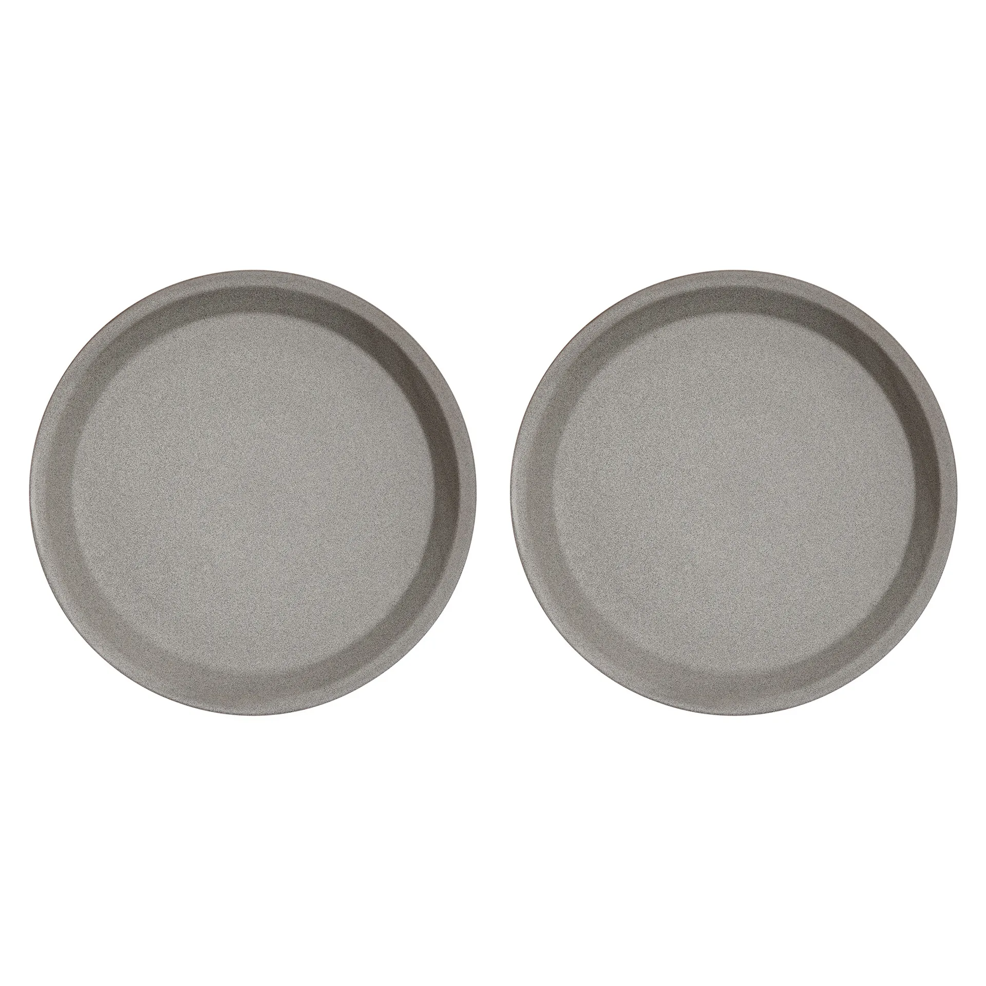 2 Platos Yuka Ø22 cm, Stone (gris) OYOY