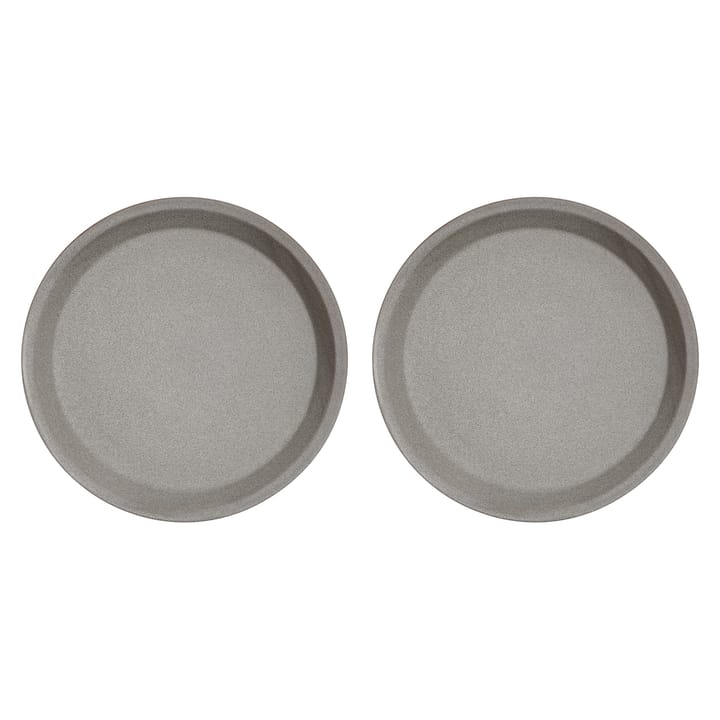 2 Platos Yuka Ø22 cm - Stone (gris) - OYOY