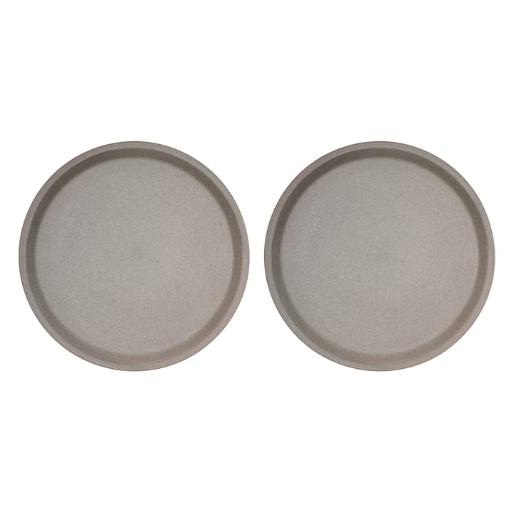 2 Platos Yuka Ø27 cm - Stone (gris) - OYOY