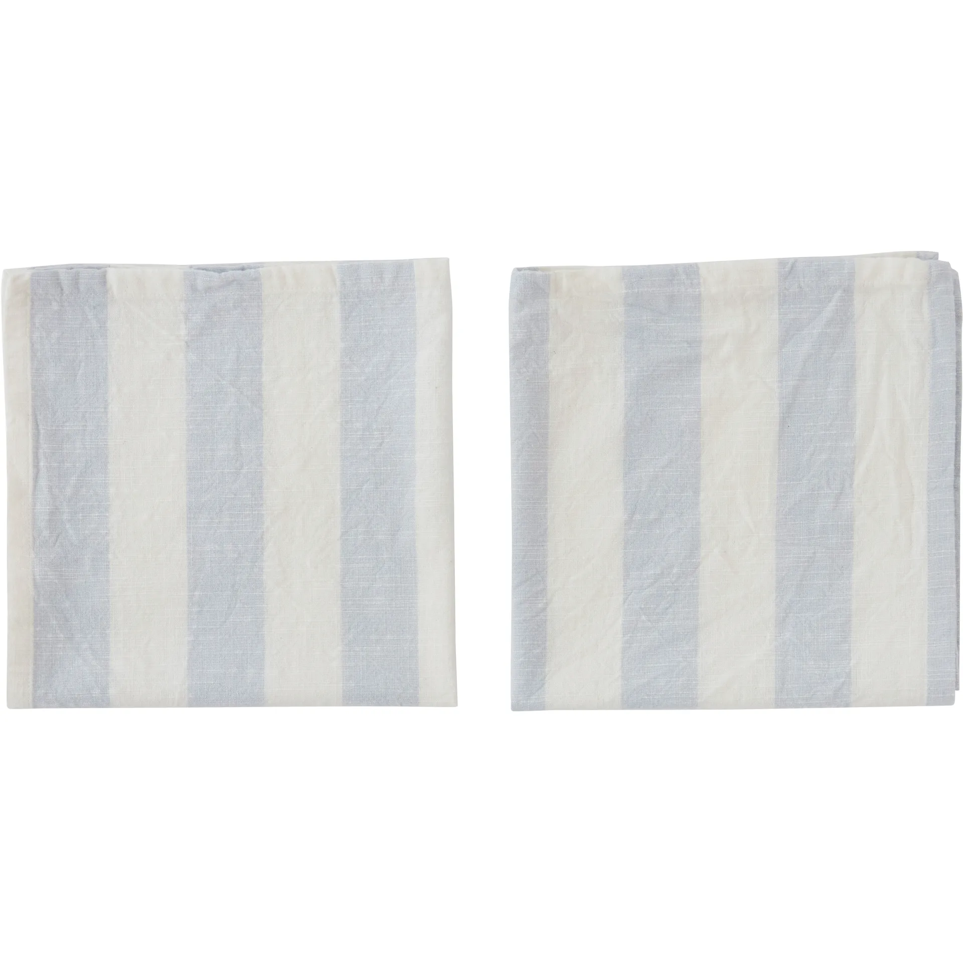 2 Servilletas Striped 45x45 cm, Ice Blue OYOY