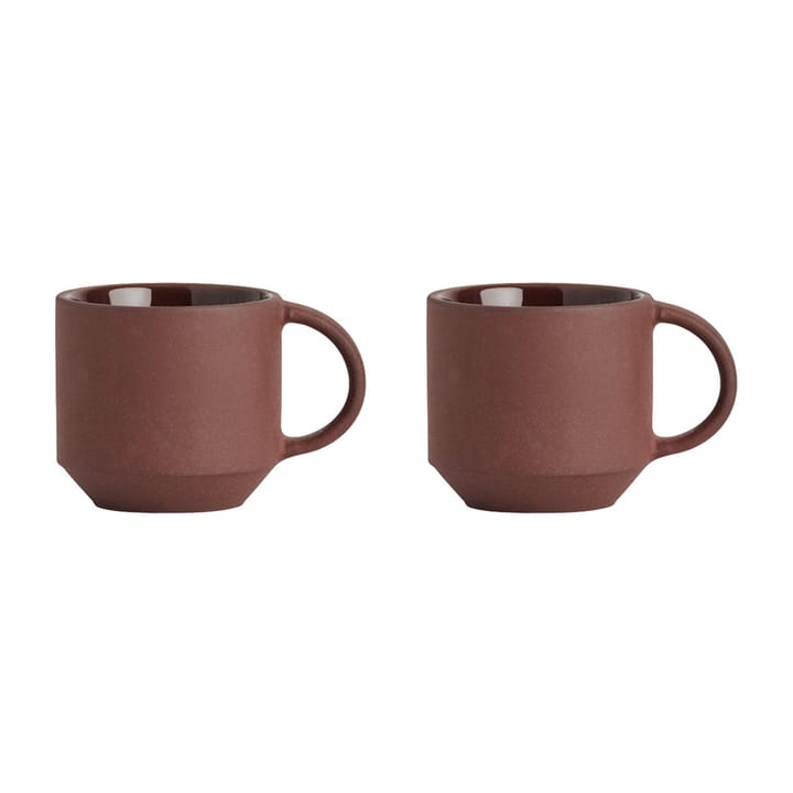 2 Tazas espresso Yuka - Dark (marrón) - OYOY