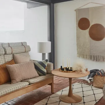 Adorno de pared Kika 80x120 cm - Beige-marrón - OYOY