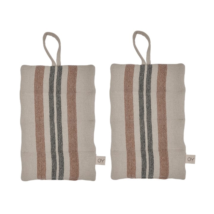 Agarraderas Linu 2-pack - Caramel - OYOY