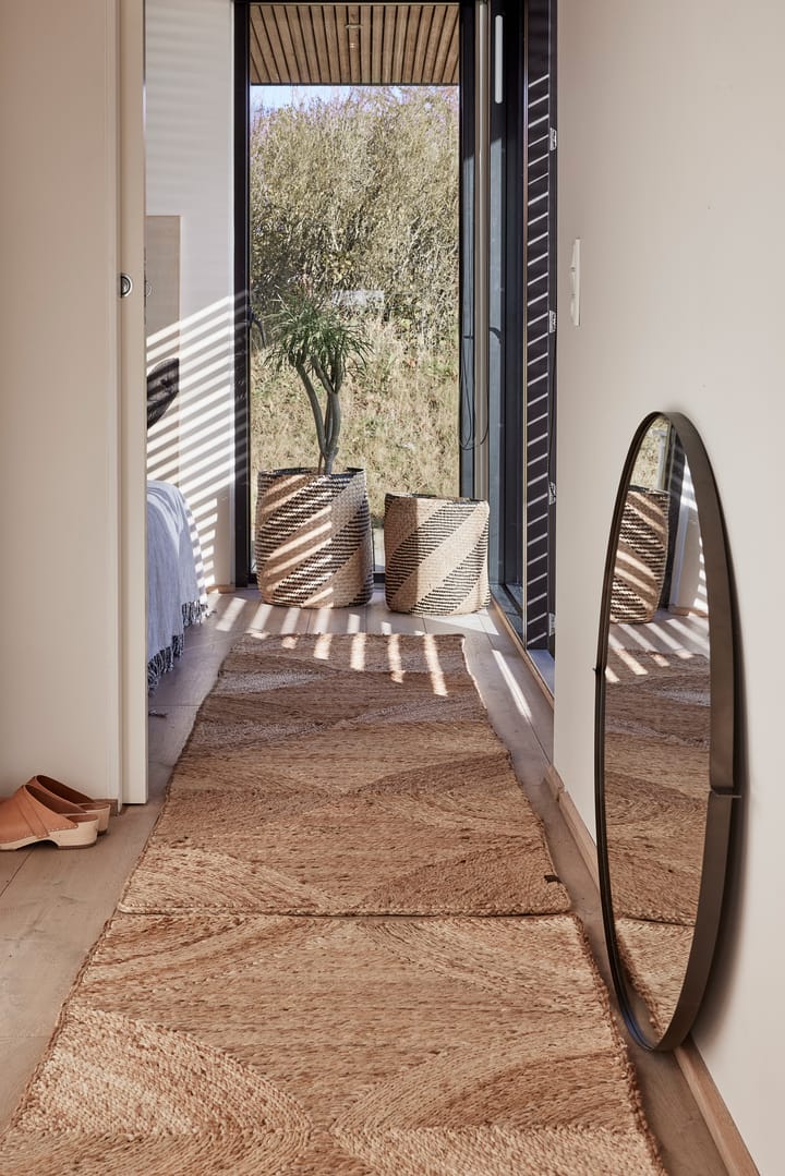 Alfombra de pasillo Vasa Jute 70x270 cm, Natur OYOY