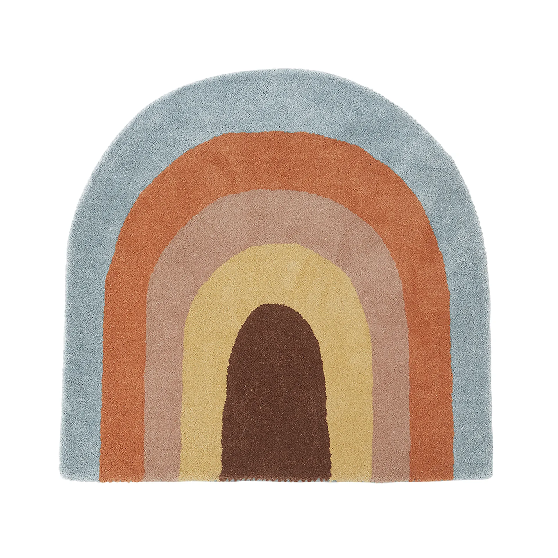 Alfombra infantil Rainbow 88x90 cm, Multi OYOY