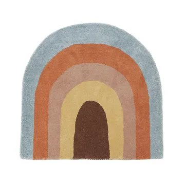 Alfombra infantil Rainbow 88x90 cm - Multi - OYOY