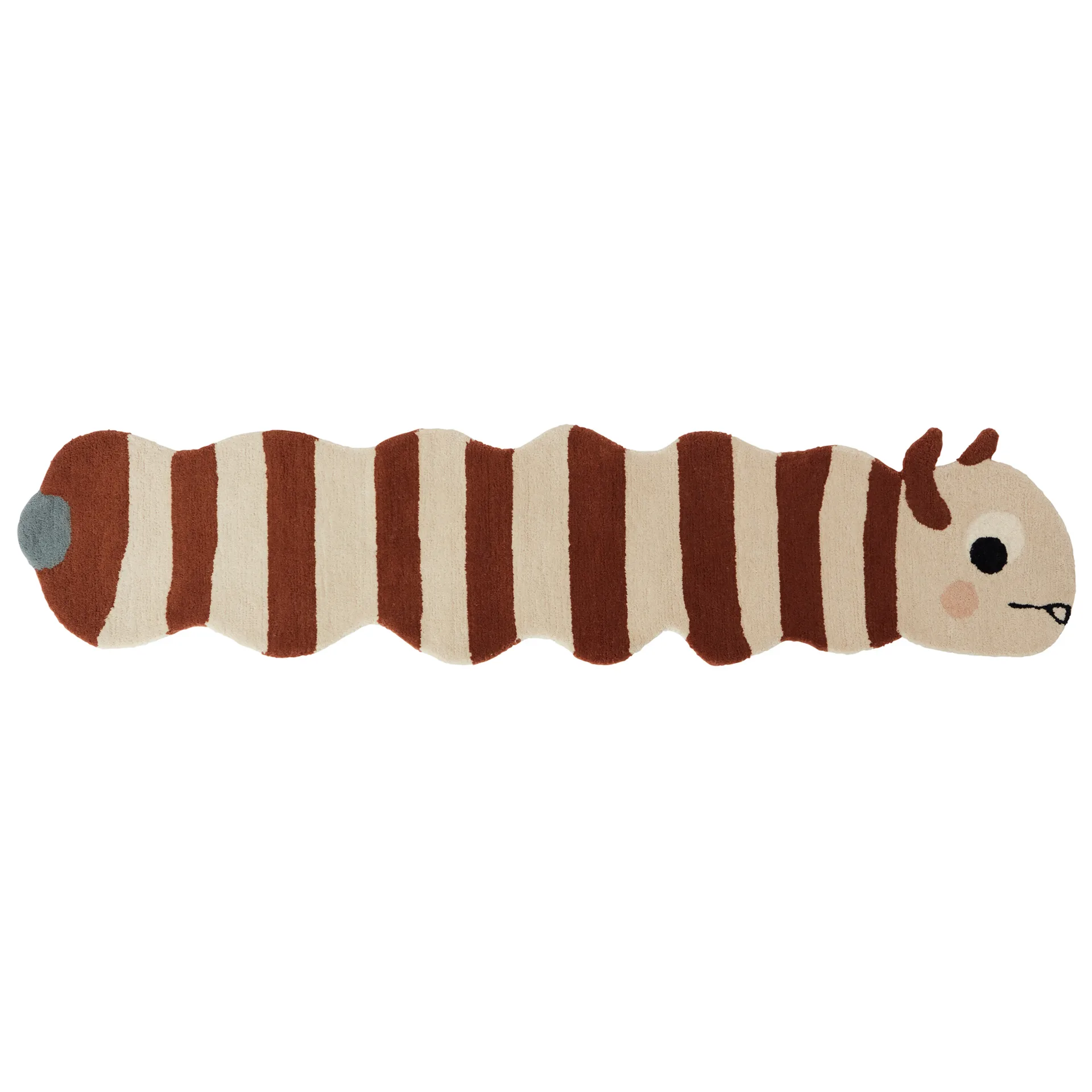 Alfombra Leo larv 40x180 cm, Caramel-offwhite OYOY