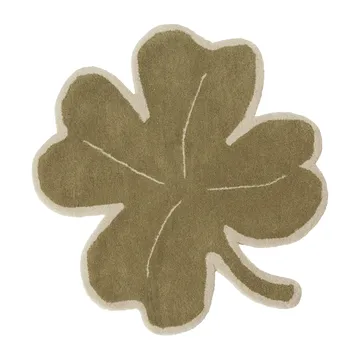 Alfombra Lucky Clover 95x95 cm - Green - OYOY