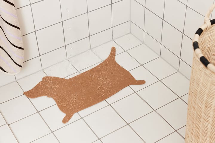 Alfombrilla para bañera Hunsi Dog, Camel OYOY