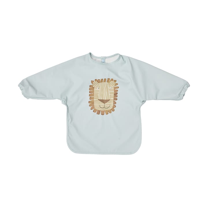 Babero con mangas Lobo Lion - Ice blue - OYOY