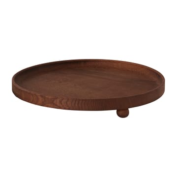 Bandeja de madera Inka redonda Ø30 cm - Dark - OYOY