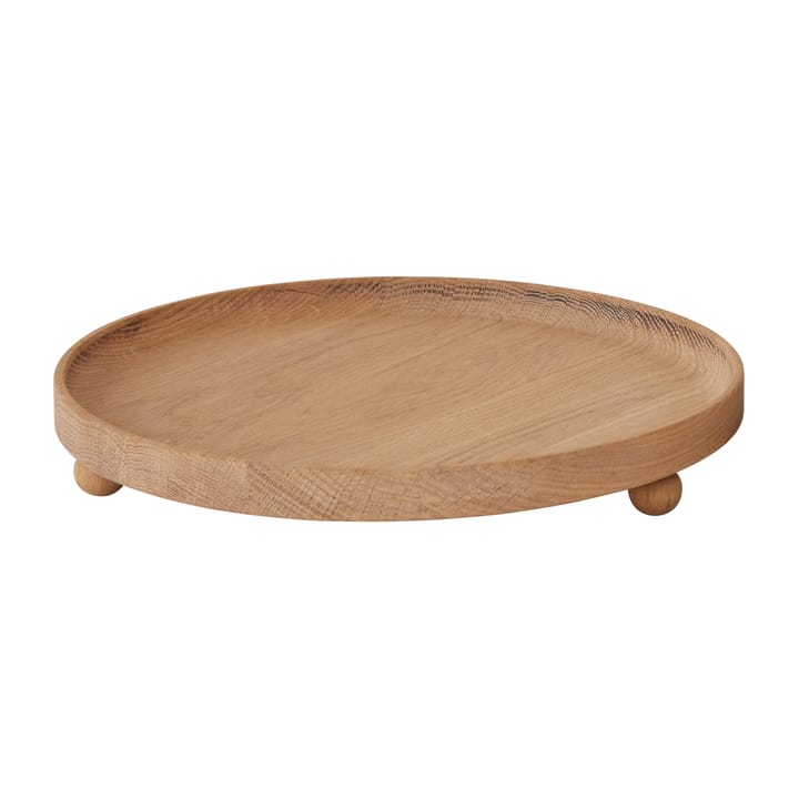 Bandeja de madera Inka redonda Ø30 cm, Nature OYOY
