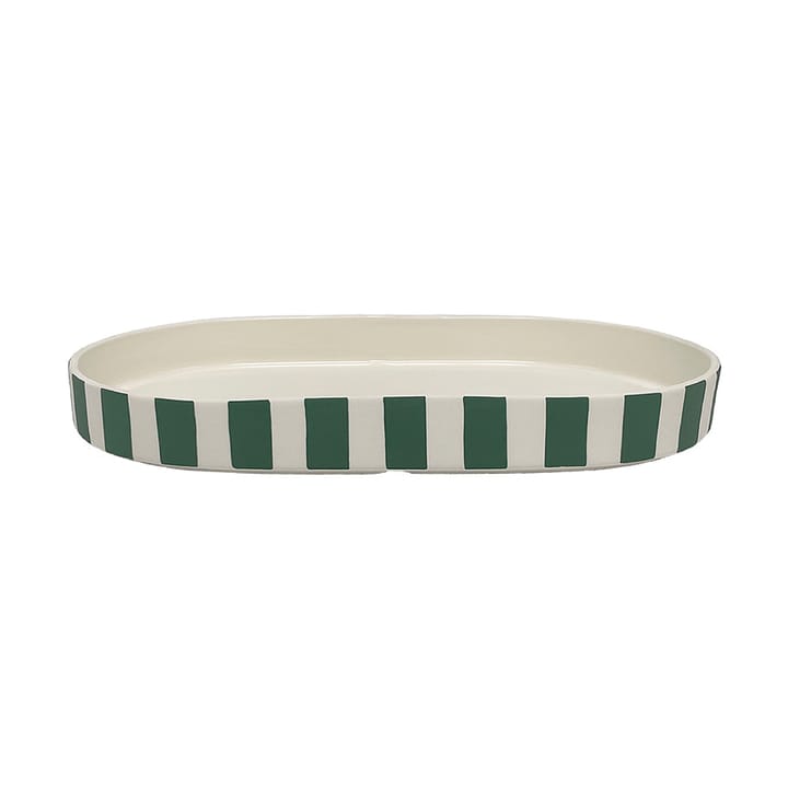 Bandeja decorativa Toppu oval - Green - OYOY