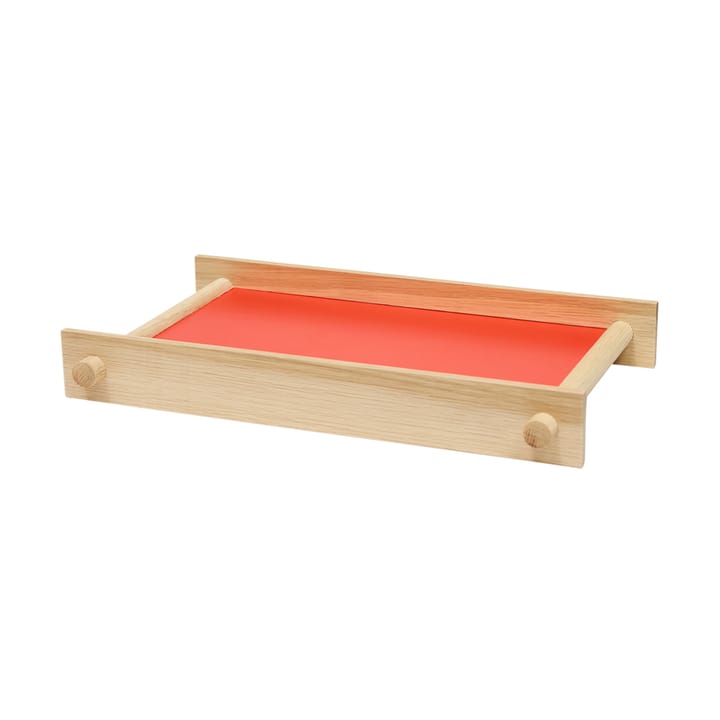 Bandeja small Pieni 23,5x36,5 cm - Cherry red - OYOY