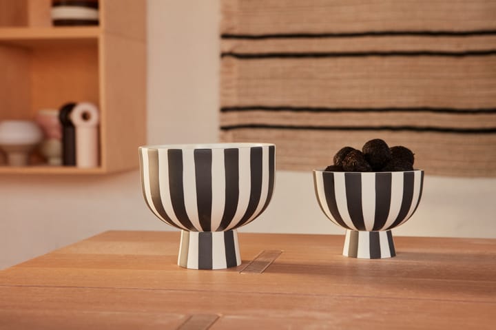 Bol Toppu Ø15 cm, negro-blanco OYOY