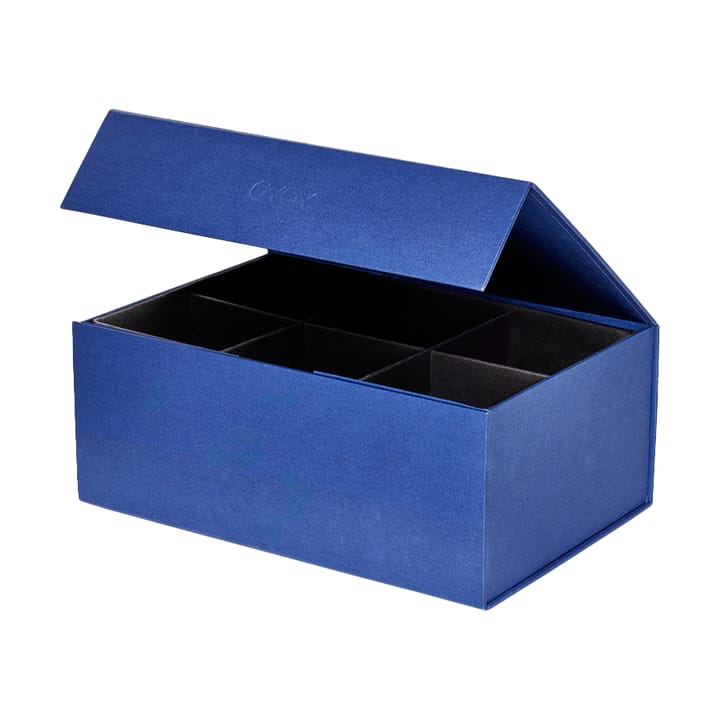 Caja de almacenamiento Hako 18x25 cm - Optic blue - OYOY
