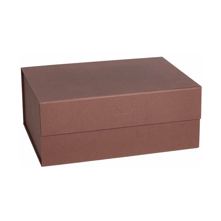 Caja Hako A4 - Dark caramel - OYOY