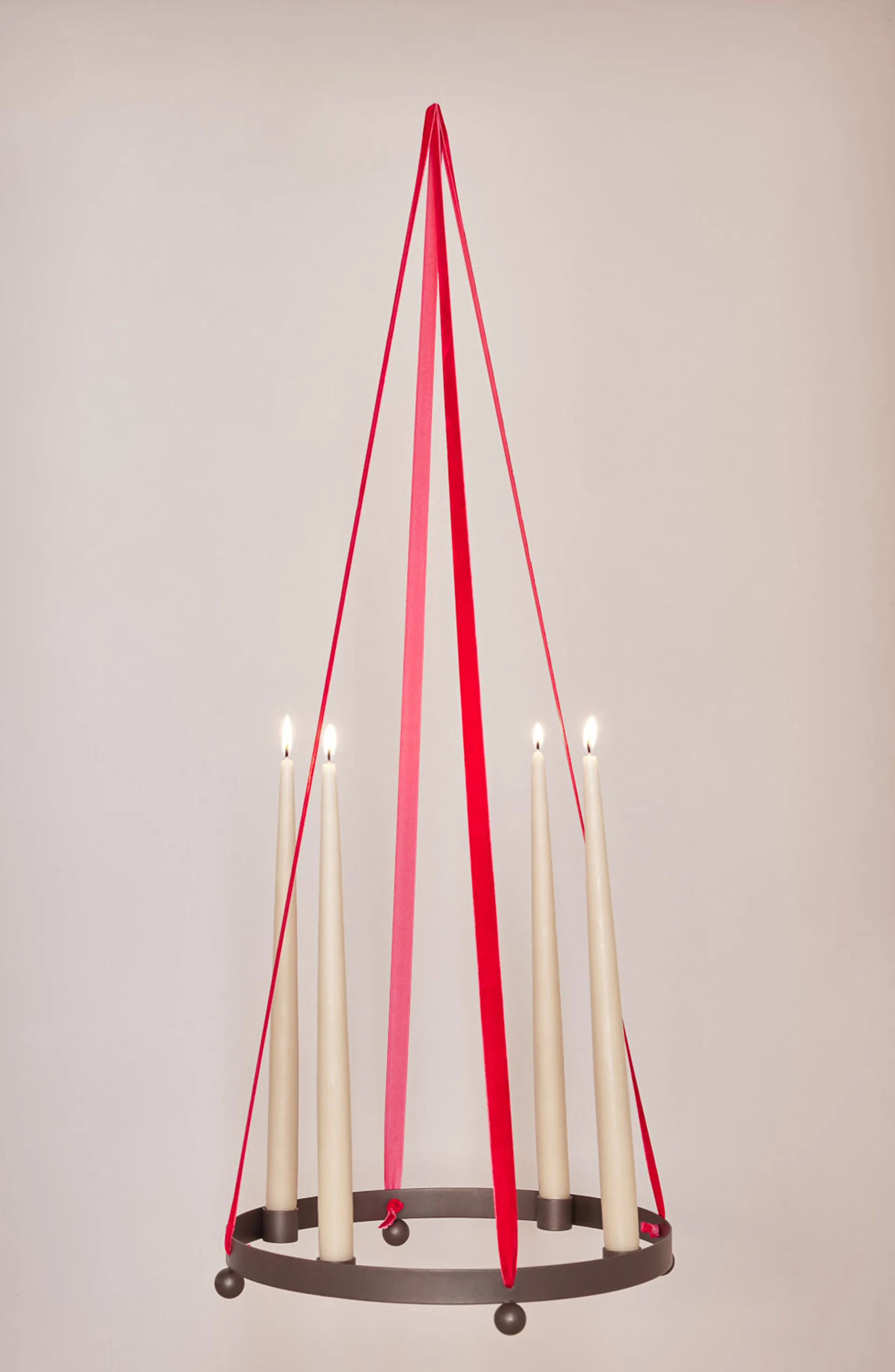 Candelabro de Adviento Pearl Ø36 cm, BrownedBrass OYOY