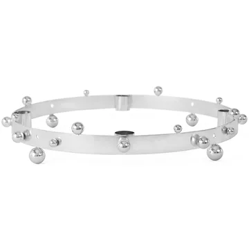 Candelabro de Adviento Pearl - Silver - OYOY