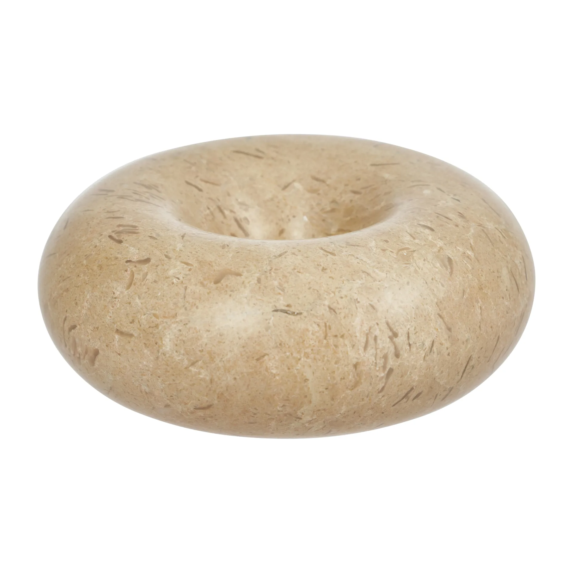 Candelabro Savi mármol small 4 cm, Beige OYOY