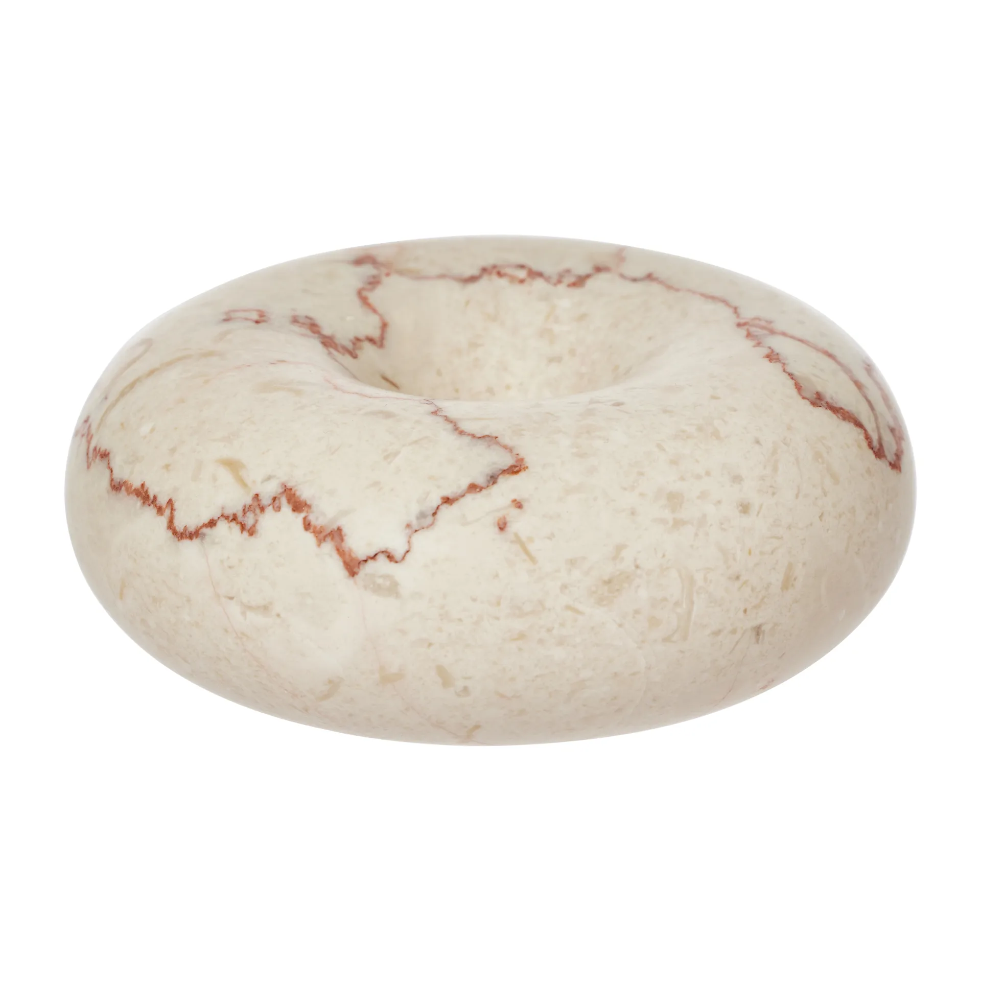 Candelabro Savi mármol small 4 cm, Offwhite OYOY