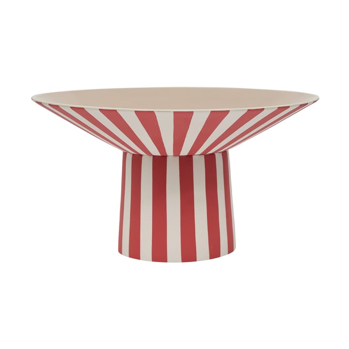 Centro de mesa Toppu alto 17xØ30 cm - Red-peach - OYOY