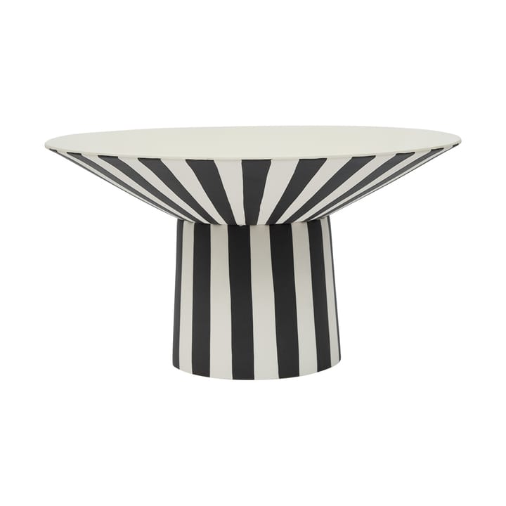 Centro de mesa Toppu alto 17xØ30 cm - White-black - OYOY