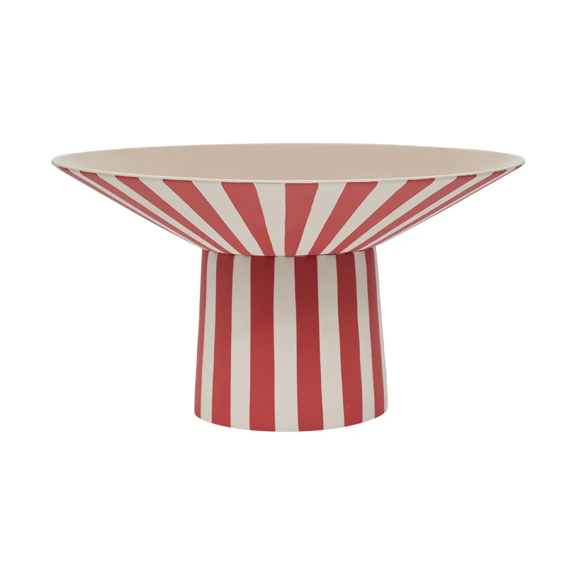 Centro de mesa Toppu alto Ø30x17 cm, Red-peach OYOY