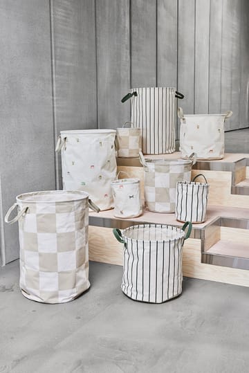 Cesta de almacenamiento Chess medium 2-pack - Clay-offwhite - OYOY