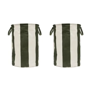 Cesta de almacenamiento Kara large Ø38x54 cm - Dark Green - OYOY