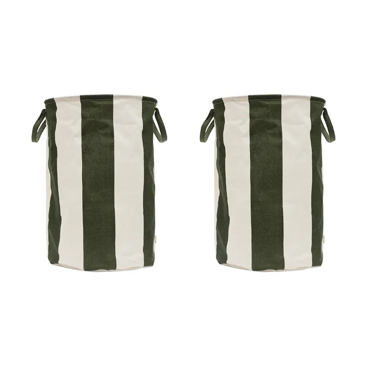 Cesta de almacenamiento Kara large Ø38x54 cm - Dark Green - OYOY