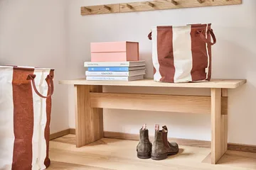 Cesta de almacenamiento Kara small Ø18x22 cm 2-pack - Nutmeg - OYOY