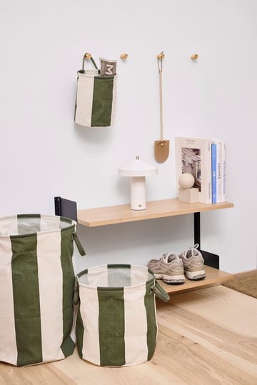 Cesta de almacenamiento Kara small 22xØ18 cm 2-pack - Dark Green - OYOY