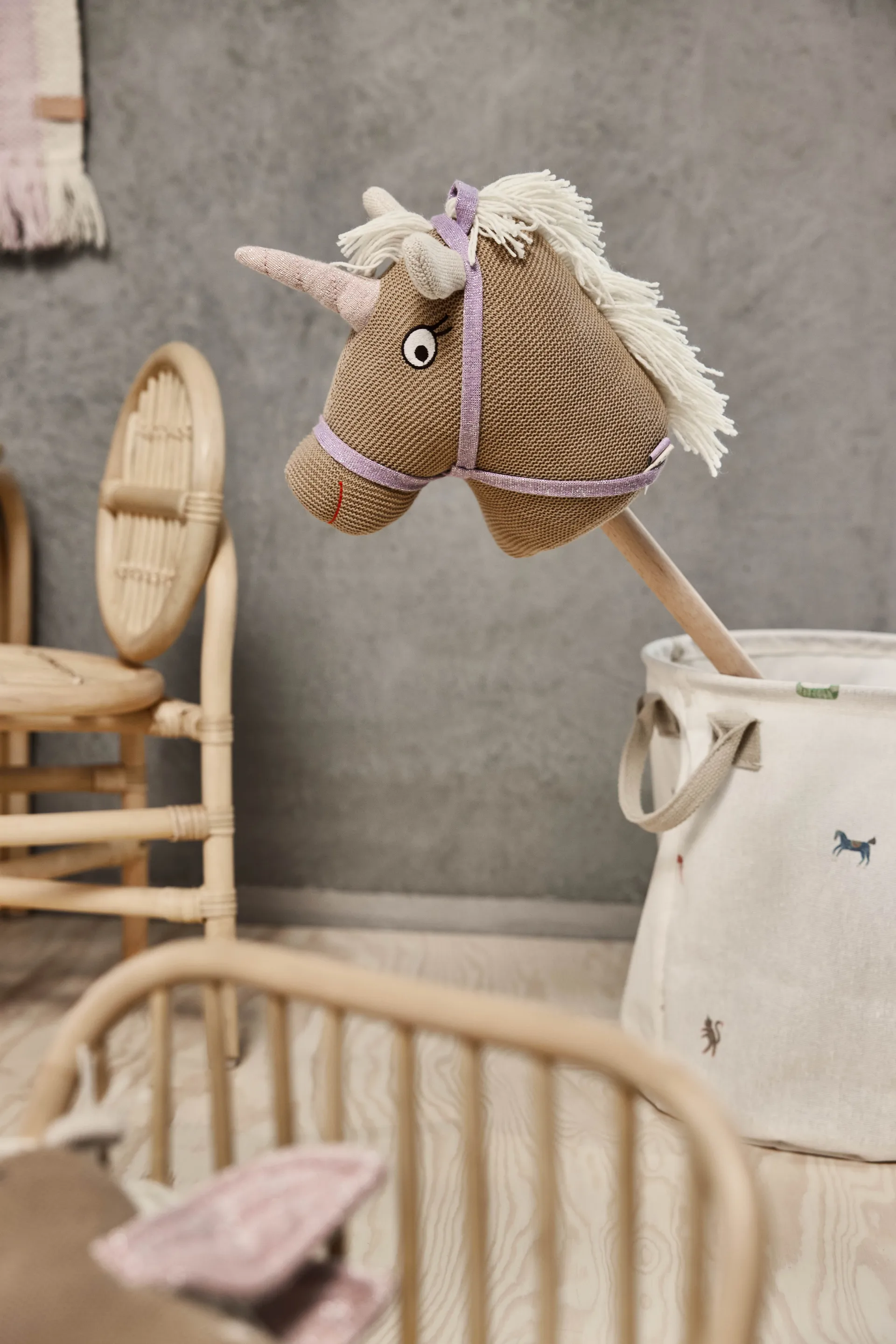 Cesta de almacenamiento Moira medium Ø32x32 cm 2 piezas., Multi OYOY