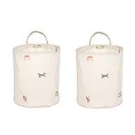 Cesta de almacenamiento Moira small Ø18x22 cm 2 piezas - Multi - OYOY