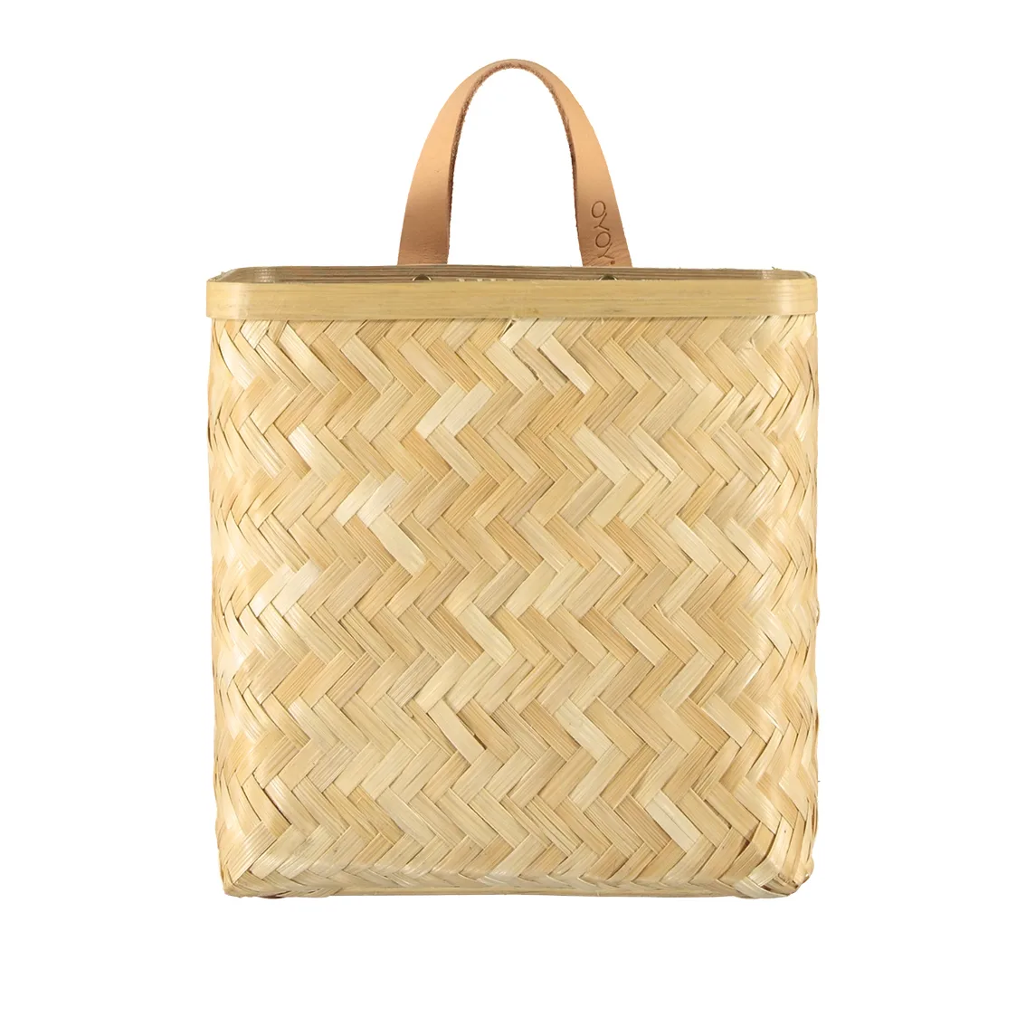 Cesta de pared Sporta 25x25 cm, natural OYOY