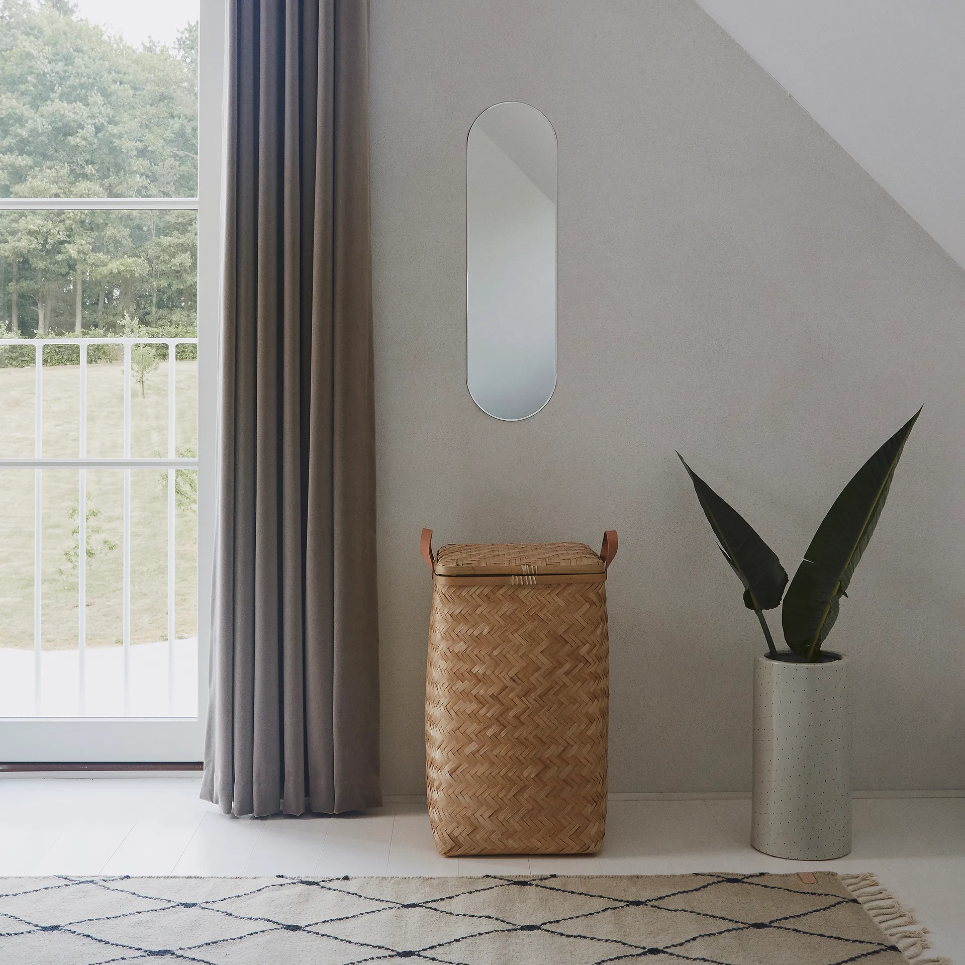 Cesto de la ropa Sporta, natural OYOY