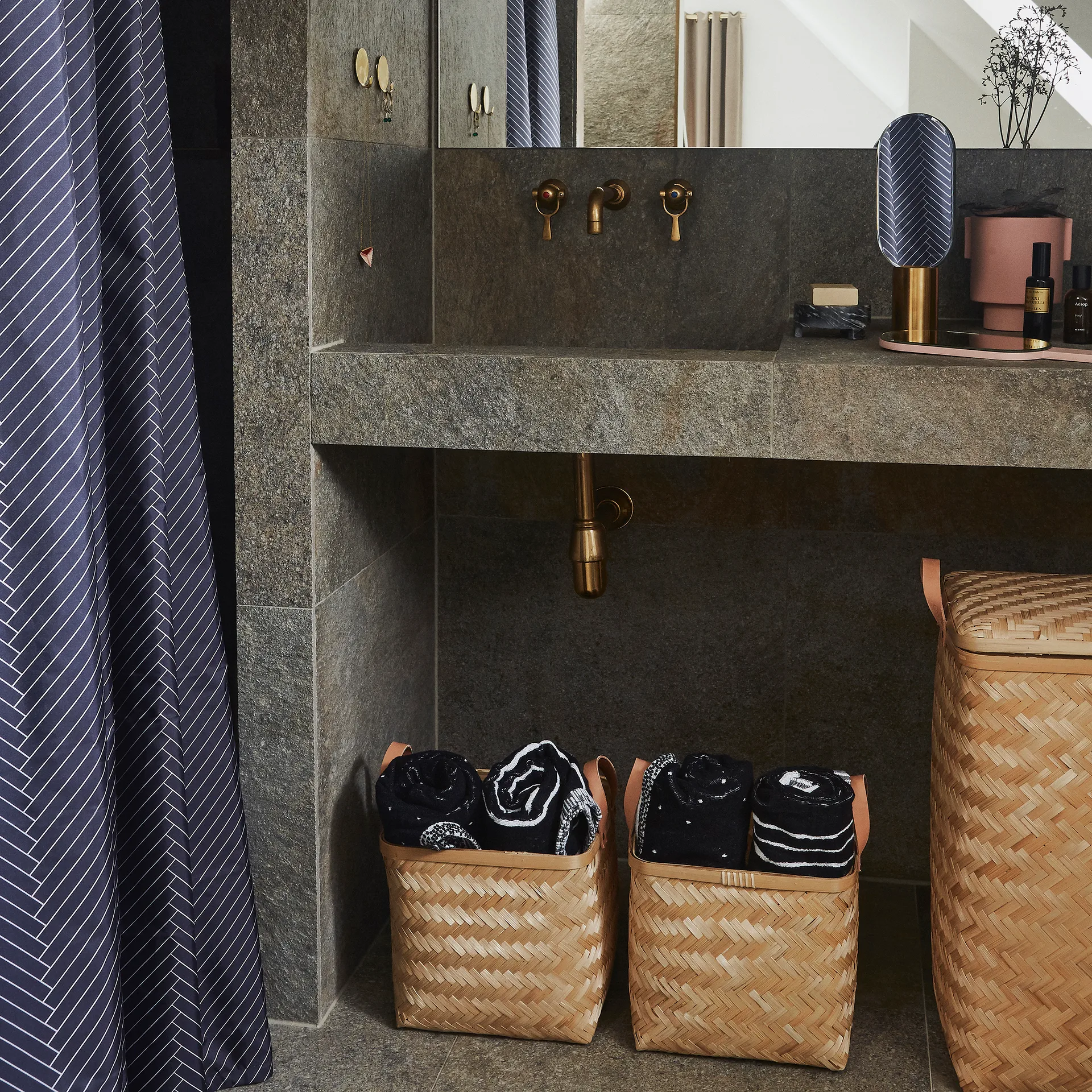 Cesto de la ropa Sporta, natural OYOY